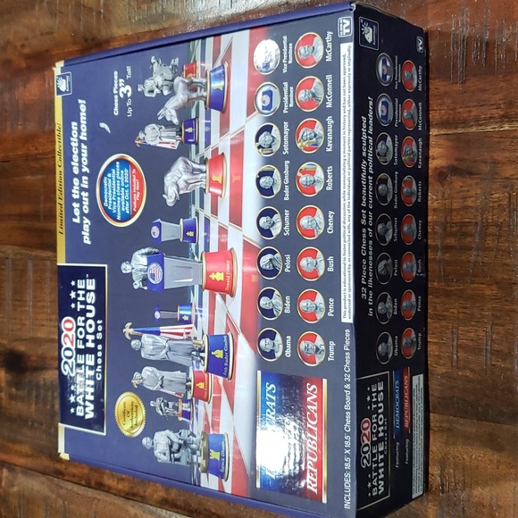 Trump Biden Political Chess Set Game - Picture 1 of 7
